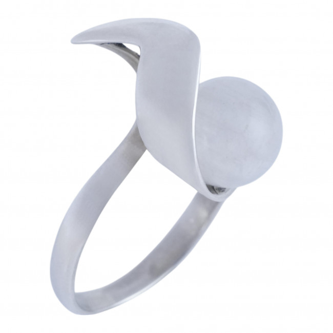 Кольцо к10263 (5.38 г), серебро, молочно-голубой, адуляр купить в интернет-магазине Циркон С