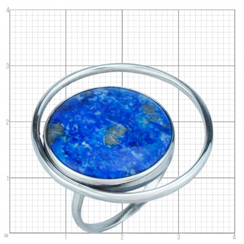 Кольцо к10271 (7.71 г), серебро,  Синий Лазурит купить в интернет-магазине Циркон С