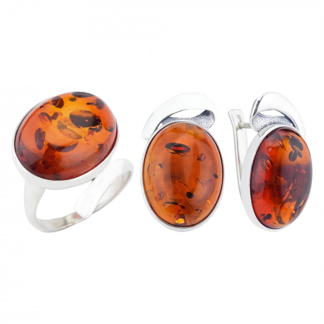 Серебряное кольцо Циркон к10278, коричневый, янтарь (имит) Кольцо к10278 (4.78 г), серебро, коричневый, янтарь (имит) купить в интернет-магазине Циркон С