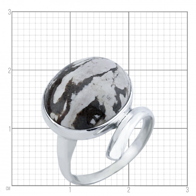 Серебряное кольцо Циркон к10278, светло-коричневый, яшма Кольцо к10278 (6.02 г), серебро, светло-коричневый, яшма купить в интернет-магазине Циркон С