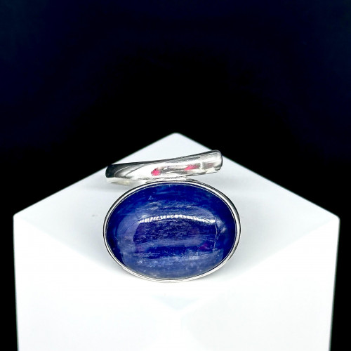 Кольцо к10278 (6.80 г), серебро,  Синий Кианит купить в интернет-магазине Циркон С