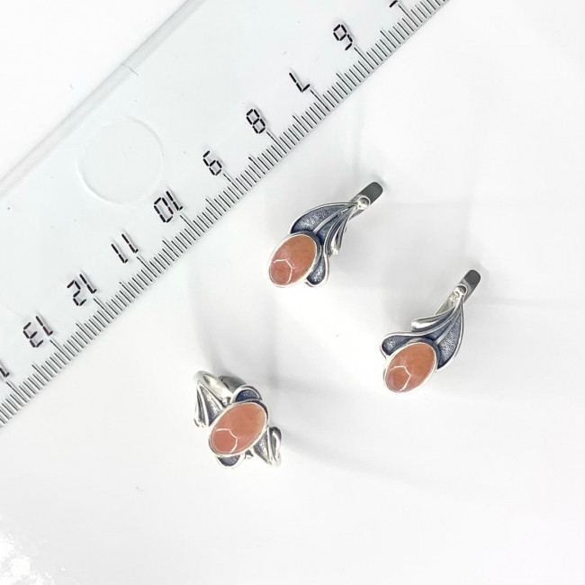 Серьги с103 (5.68 г), серебро, фиолетовый, чароит купить в интернет-магазине Циркон С