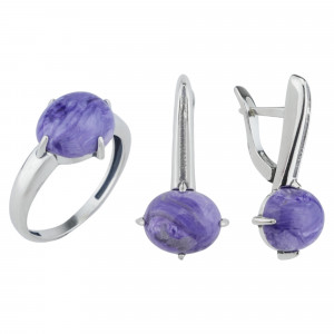 Серьги из серебра с10305