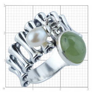 Кольцо из серебра к10306
