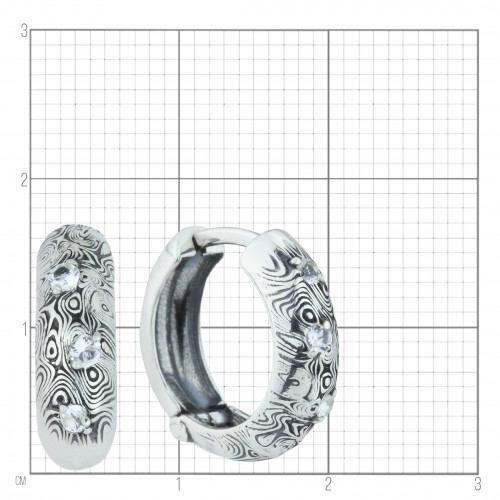 Серьги с10351 (3.50 г), серебро,  Белый Топаз купить в интернет-магазине Циркон С