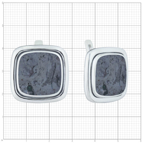 Серьги с10358 (12.23 г), серебро,  Коричневый Заринит купить в интернет-магазине Циркон С