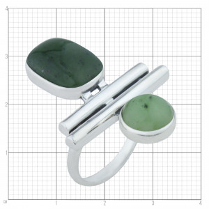 Кольцо из серебра к10372