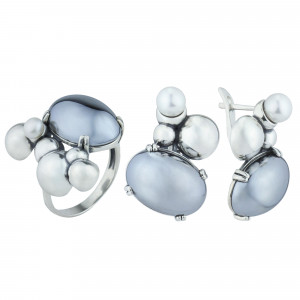Серебряное кольцо к10373