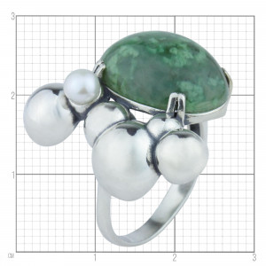 Кольцо из серебра к10373