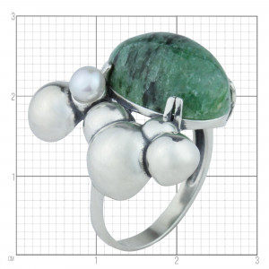 Серебряное кольцо к10373