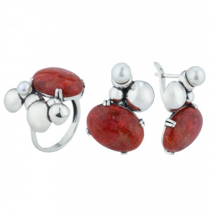Кольцо из серебра к10373