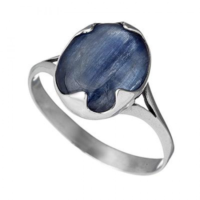 Серебряное кольцо Циркон к1062, синий, кианит Кольцо к1062 (2.97 г), серебро, синий, кианит купить в интернет-магазине Циркон С