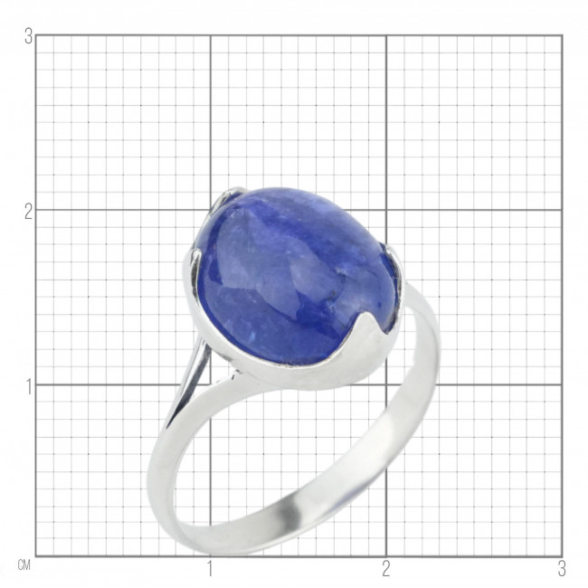 Серебряное кольцо Циркон к1062, синий, танзанит Кольцо к1062 (2.88 г), серебро, синий, танзанит купить в интернет-магазине Циркон С