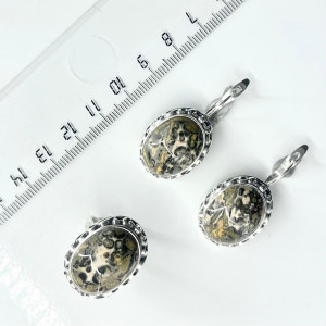 Серьги из серебра с1114