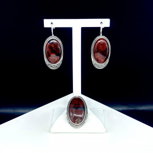 Серьги из серебра с125