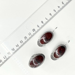 Серьги из серебра с125