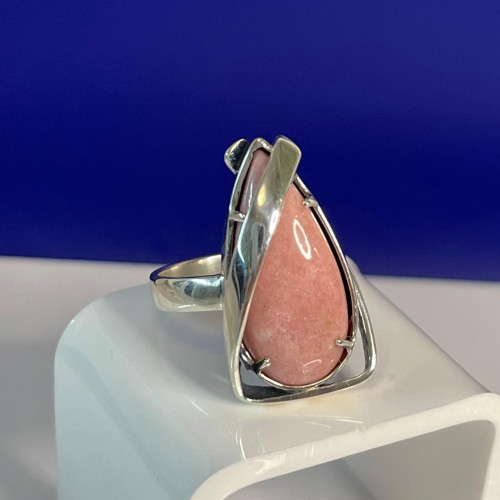 Кольцо к1326 (8.94 г), серебро,  Розовый Тулит купить в интернет-магазине Циркон С