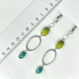 Серьги из серебра с1596
