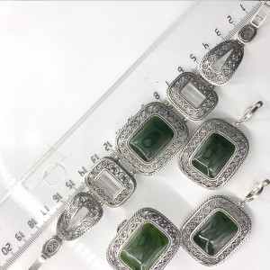 Серебряный браслет 925 пробы бр1725