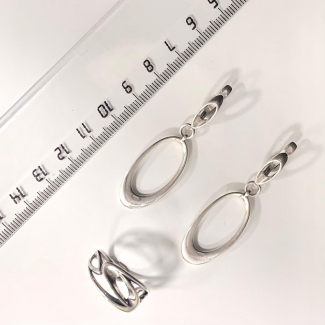 Серьги с1727 (6.70 г), серебро купить в интернет-магазине Циркон С