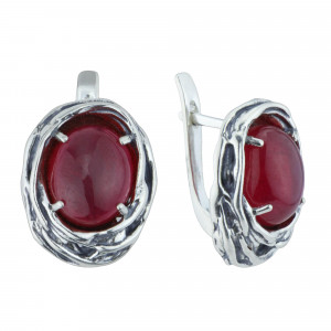 Серебряные серьги с1744