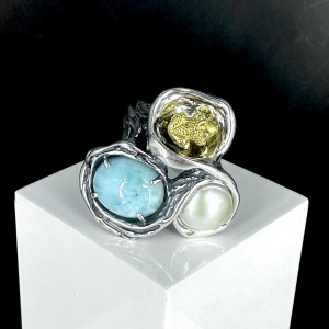 Серебряное кольцо к1744