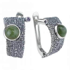 Серьги с аметистом с1809