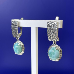Серебряные серьги с1826