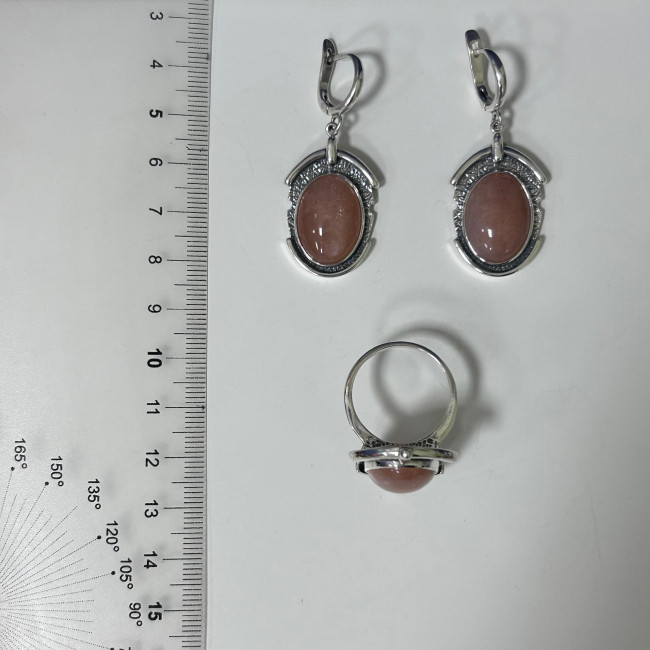 Серьги с1866 (14.38 г), серебро, коричневый, солнечный камень купить в интернет-магазине Циркон С