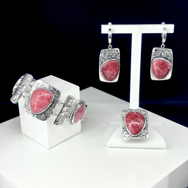 Серьги с1899 (20.06 г), серебро, розовый, тулит купить в интернет-магазине Циркон С