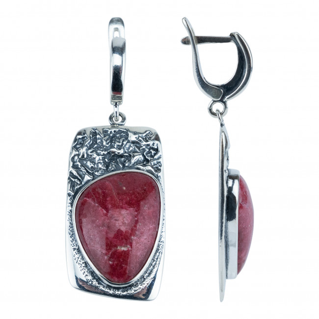 Серьги с1899 (20.06 г), серебро, розовый, тулит купить в интернет-магазине Циркон С
