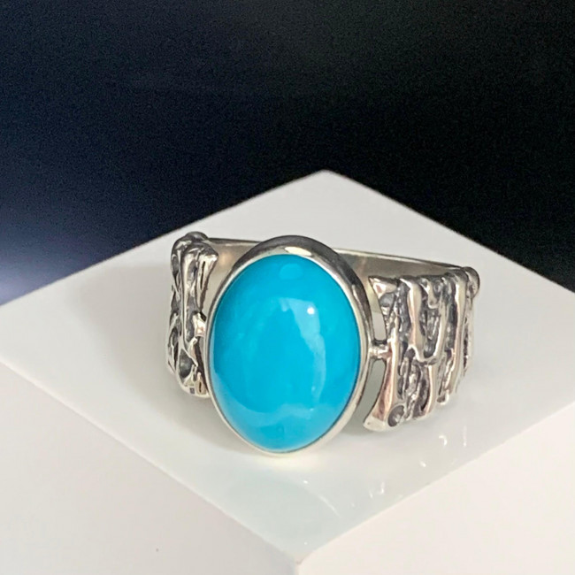 Серебряное кольцо Циркон к1922, голубой, бирюза Кольцо к1922 (5.85 г), серебро, голубой, бирюза купить в интернет-магазине Циркон С