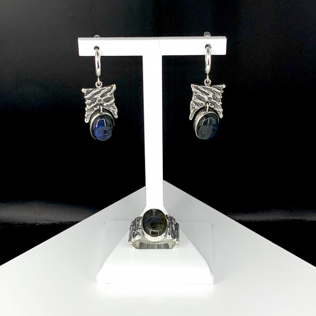 Серебряное кольцо Циркон к1922, лабрадор экстра Кольцо к1922 (6.08 г), серебро, лабрадор экстра купить в интернет-магазине Циркон С