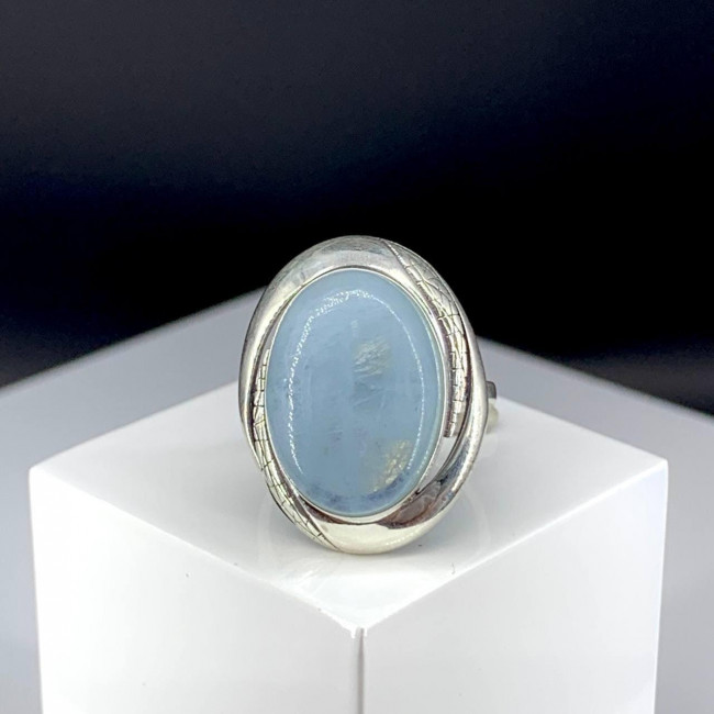 Кольцо к1923 (5.99 г), серебро, голубой, аквамарин купить в интернет-магазине Циркон С