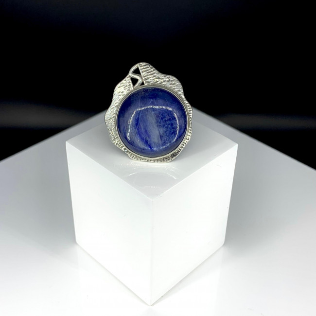Кольцо к1929 (10.72 г), серебро, синий, кианит купить в интернет-магазине Циркон С
