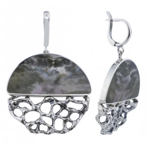Серьги из серебра с1959