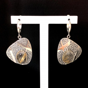 Серьги из серебра с1965