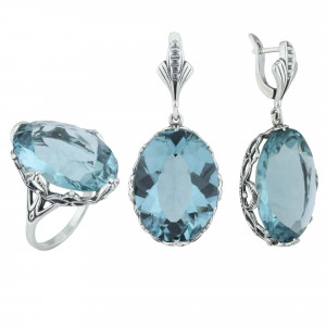 Серьги из серебра с1966
