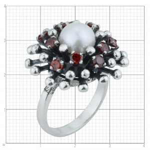 Кольцо из серебра к2252