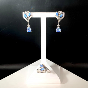 Серебряные сережки 925 пробы с2347