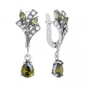 Серьги из серебра 925 пробы с2347