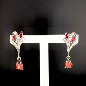 Серьги из серебра 925 пробы с2347
