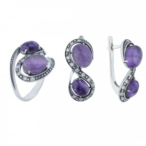 Серьги из серебра с2459