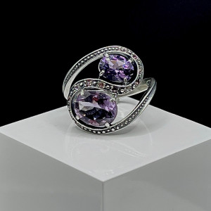 Серебряное кольцо к2459