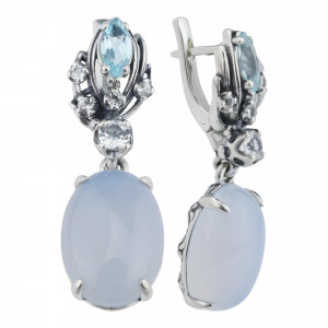 Серьги из серебра с2506