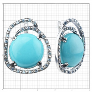 Серьги с2554