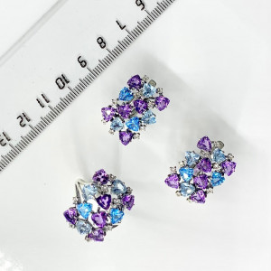 Серьги из серебра с2556
