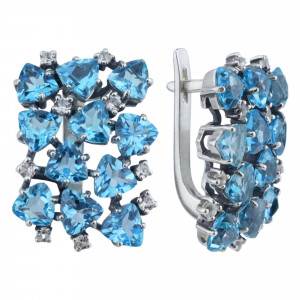 Серьги из серебра с2556