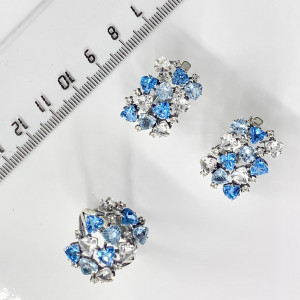 Большое серебряное кольцо к2556с