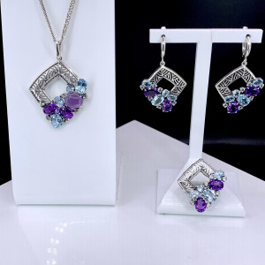 Серьги из серебра с2586